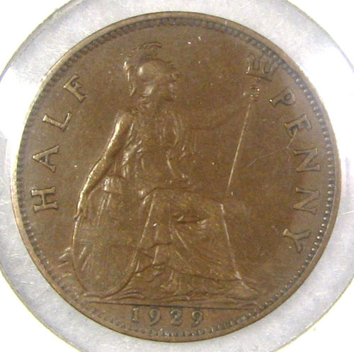 1929-Half-Penny